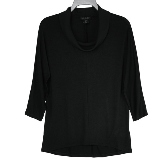 New! Rachel Zoe Women's Chiffon Cowl Neck Hi-low Hem Blouse Dolman Top - Picture 2 of 5